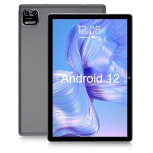 Wetappa Android 12.0 Tablet 10 Inch Y10 (10.1''), 3GB RAM 64GB Storage, 2MP+8MP Dual Camera, Quad-Core Processor, 1280x800 IPS HD Screen, Wi-Fi Bluetooth 6000mAh (Gray)