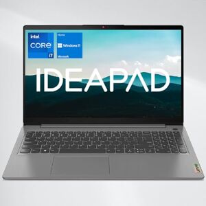 Lenovo IdeaPad 3 Premium Laptop, 15.6" FHD Display, Intel Core i7-1255U Processor (Beats Ryzen 7 7730U), 16GB RAM, 1TB PCIe SSD, Wi-Fi, Type-C, HDMI, SD Card Reader, Windows 11 Home, Grey