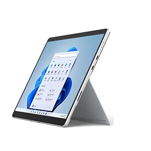 Microsoft Surface Pro 8 - 13 Inch 2-in-1 Tablet PC - Silver - Intel Core i7, 16GB RAM, 256GB SSD - Windows 11 Home - Device only, 2021 model
