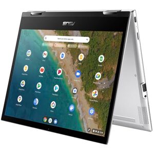 Asus Chromebook Flip CM3200FM1A 12.0" Touchscreen Chromebook Laptop (MediaTek Kompanio 820 Processor, 4GB RAM, 128GB eMMC, Google Chrome OS) Ships with Stylus Pen, Silver