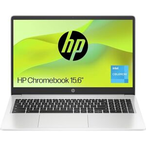 HP Chromebook 15.6" Intel Pentium Silver N6000 Processor 4 GB RAM 128 GB eMMC Intel UHD Graphics FHD Display Up to 10hrs battery Chrome OS Dual Speakers Mineral Silver 15a-na0003sa