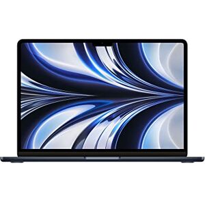 Apple 2022 MacBook Air laptop with M2 chip: 13.6-inch Liquid Retina display, 8GB RAM, 256GB SSD storage, backlit keyboard, 1080p FaceTime HD camera. Works with iPhone and iPad; Midnight