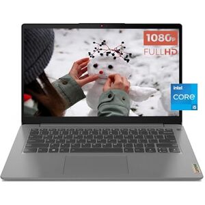 Lenovo IdeaPad 3i 14" Full HD Laptop, Intel Core i5-1155G7, 4 cores, 8GB RAM DDR4, 512GB SSD, Intel Iris Xe Graphics, Fingerprint Reader, Wi-Fi 6, Artic Grey, Windows 11 Home, EAT Mouse pad