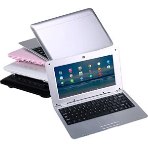 Bigmachine 10.1 Inch Portable Quad Core 8GB Computer Laptop Mini PC Android 6.0 Netbook Lightweight Notebook WiFi Webcam Netflix YouTube Player Flash (Silver)