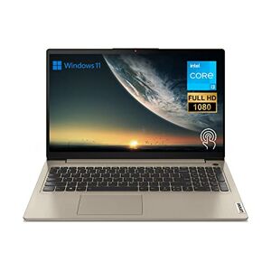 Lenovo [Windows 11 Home] Ideapad 3i Laptop, 15.6" FHD 1080P Touchscreen, 11th Gen Intel Core i3-1115G4 Processor, 12GB DDR4 RAM, 512GB PCIe SSD, HDMI, Webcam, Wi-Fi 5, Bluetooth, Almond