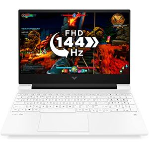 HP Victus Gaming Laptop PC 15-fa0000sa Intel&#174; Core™ i5-12500H Processor 8GB RAM 256GB SSD NVIDIA&#174; GeForce GTX™ 1650 Laptop GPU 15.6 inch FHD display Microsoft Windows 11 White