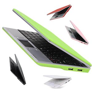 Bigmachine 7 Inch Portable Mini Computer Laptop PC Netbook for kids Android 12 Quad Core 32GB WIFI Built In Camera Netflix YouTube Flash Player (Green)