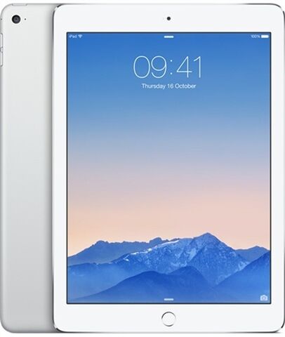 Refurbished: Apple iPad Air 2nd Gen (A1566) 9.7” 128GB - Silver, WiFi C