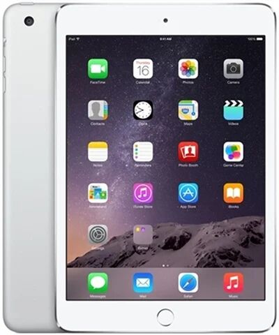 Refurbished: Apple iPad Mini 3rd Gen (A1599) 7.9” 16GB - Silver, WiFi B