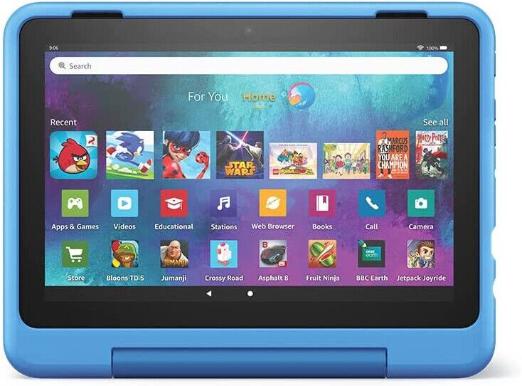 Amazon Fire HD 8 Kids Pro tablet  8-inch HD display, Kid-Friendly Case, 32 GB, 2022 rel