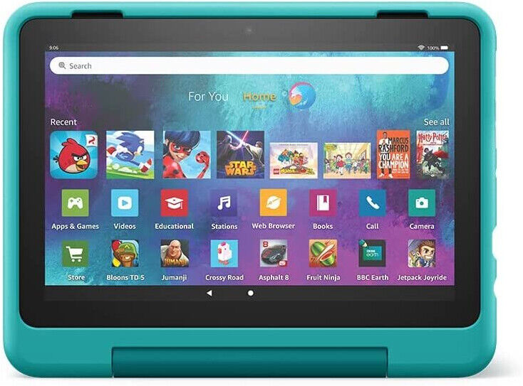 Amazon Fire HD 8 Kids Pro tablet  8-inch HD display 32 GB, 2022 release, Teal