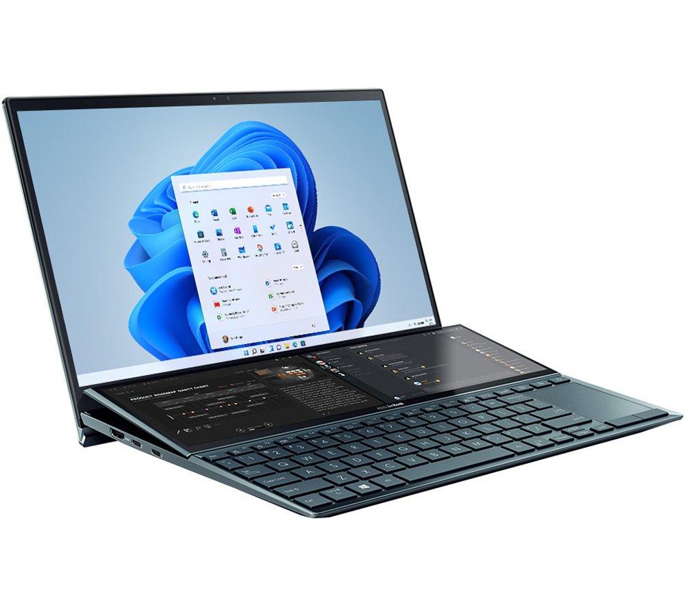 ASUS ZenBook Duo UX482EA 14" Laptop - Intel®Core i7, 512 GB SSD, Blue, Blue