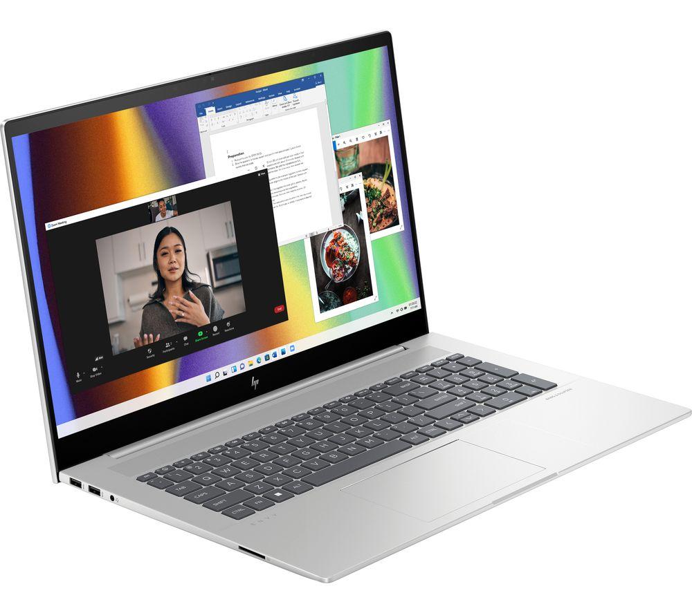 HP ENVY 17-cw0500na 17.3" Laptop - Intel®Core i7, 512 GB SSD, Silver, Silver/Grey