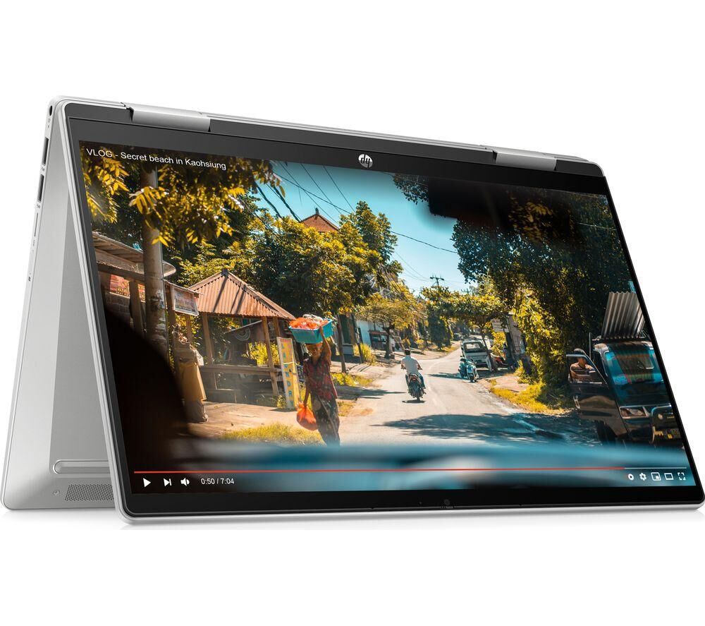 HP Pavilion x360 14-ek1501sa 14" 2 in 1 Laptop - Intel®Core i5, 512 GB SSD, Silver, Silver/Grey