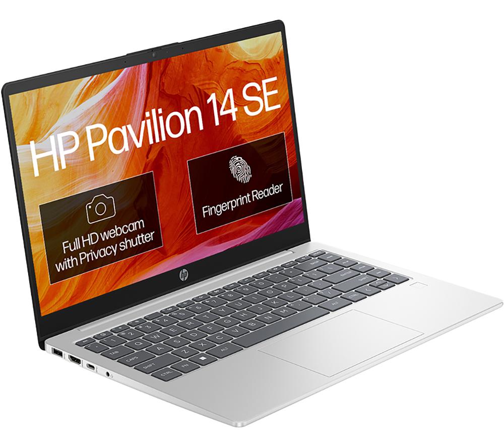 HP Pavilion SE 14-ep0520sa 14" Laptop - Intel®Core i7, 512 GB SSD, Silver, Silver/Grey