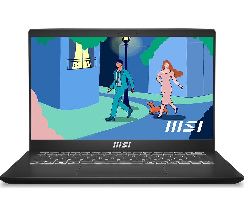 MSI Modern 14 14" Laptop - Intel®Core i3, 512 GB SSD, Black, Black