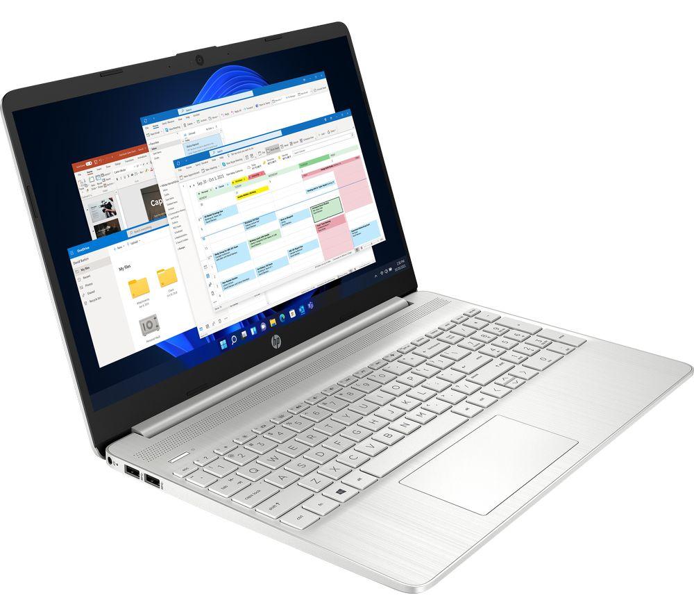 HP 15s-fq5505sa 15.6" Laptop - Intel®Core i7, 512 GB SSD, Silver, Silver/Grey