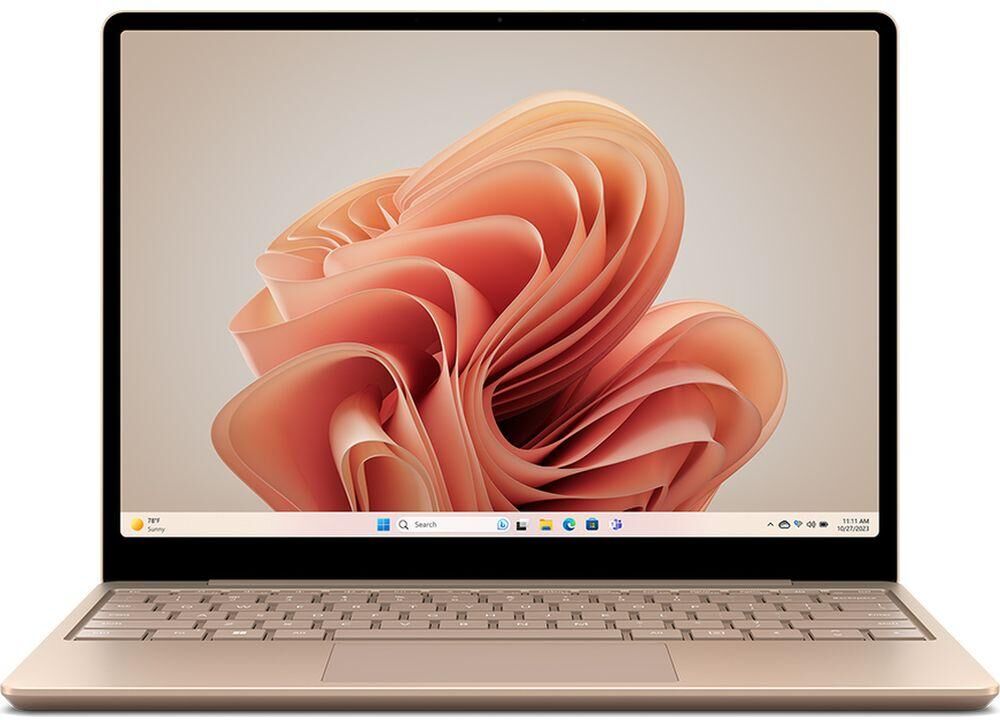 MICROSOFT 12.4" Surface Laptop Go 3 - Intel®Core i5, 256 GB SSD, Sandstone, Pink