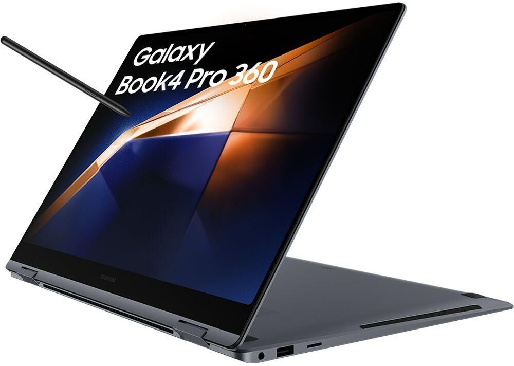 SAMSUNG Galaxy Book4 Pro 360 16" 2 in 1 Laptop - Intel®Core Ultra 7, 1 TB SSD, Grey, Silver/Grey