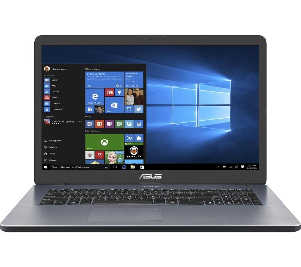 ASUS Vivobook 17 X705MA 17" Laptop - Intel®Celeron, 256 GB SSD, Grey, Silver/Grey
