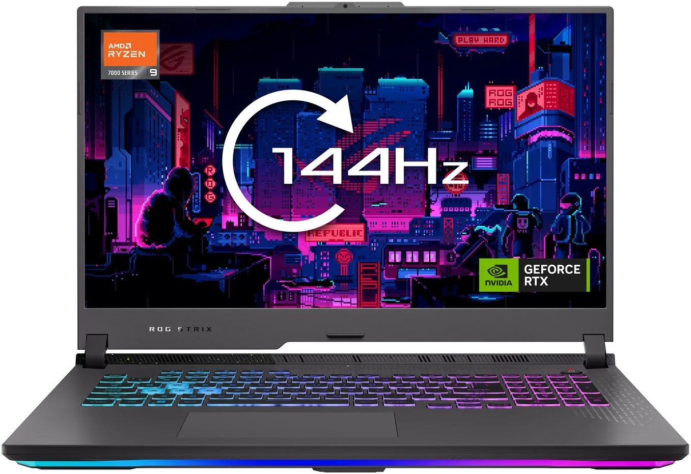 Asus ROG Strix G17 AMD Ryzen 9 7945HX 16GB 1TB SSD RTX 4060 144Hz 17.3 Inch Windows 11 Gaming Laptop