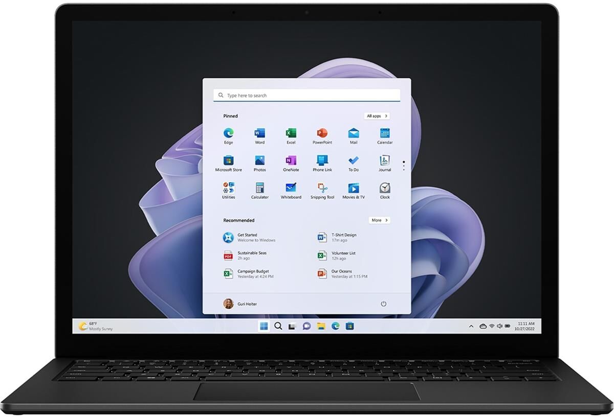 Microsoft Surface Laptop 5 13.5&quot; Touchscreen, i7-1265U, 32GB, 1TB SSD,W11P,Black