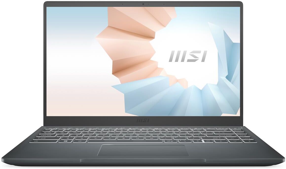 MSI Modern 14 B5M-053 14&quot; FHD Notebook, R5 5500U, 8GB, 256GB, W10H, Carbon Gray