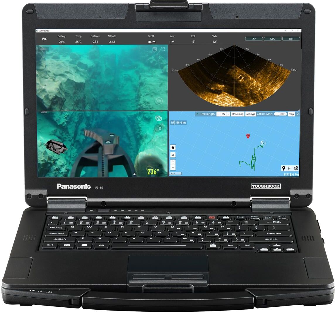 Qysea FIFISH 14&quot; Full HD Waterproof Notebook Computer, Intel Core i7-8665U,Win10