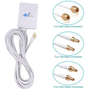 New May May 3G 4G LTE Router Modem Aerial External Antenna with TS9 / CRC9 / SMA Connector Cable ZTE 4G  Antenna