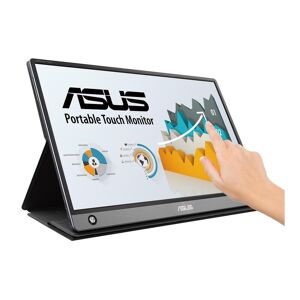 Asus LED-Monitor »ZenScreen Touch MB16AM«, 39,62 cm/15,6 Zoll, 1920 x 1080... grau Größe