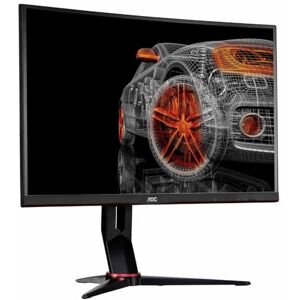 AOC Gaming Q24G2A 24 Zoll QHD Monitor, 165 Hz, 1 ms MPRT, FreeSync Premium, G-Sync comp, (2560x1440, HDMI, DisplayPort) schwarz/rot