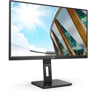 AOC Q27P2Q 27 Zoll QHD Monitor, höhenverstellbar (2560x1440, 75 Hz, VGA, HDMI, DisplayPort, USB Hub) schwarz