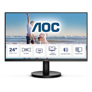 AOC 24B3HM 24 Zoll Full HD Monitor, Adaptive Sync (1920x1080, 75 Hz, VGA, HDMI 1.4) schwarz