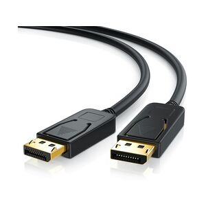 CSL DisplayPort Audio- & Video-Kabel, DP Monitor Kabel 4k 60Hz UHD incl. Audio-Übertragung - 1m