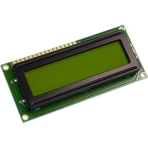 LCD-Display Gelb-Grün 16 x 2 Pixel (b x h x t) 80 x 36 x 9.6 mm DEM16216SYH-LY - Display Elektronik