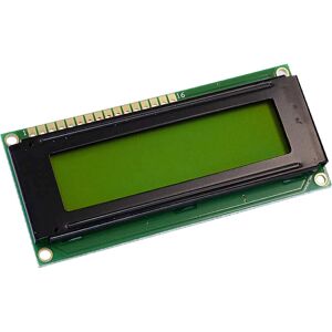 LCD-Display Gelb-Grün 16 x 2 Pixel (b x h x t) 80 x 36 x 7.6 mm DEM16216SYH-PY - Display Elektronik