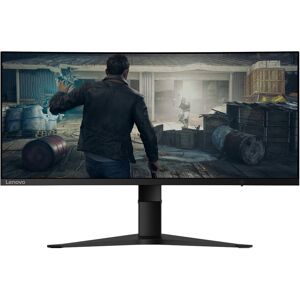 Lenovo G34w-10   Curved LED-Monitor schwarz   34 Zoll   Paneltyp VA   FreeSync   3440x1440 Pixel   h?henverstellbar   4 ms Reaktionszeit