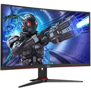 Gebogener Gaming-Pc-Monitor – Aoc – C27g2ze/bk – 27 – Va-Panel – 0,5 Ms – 240 Hz – 2 X Hdmi / Displayport 1.2 – Freesync Premium