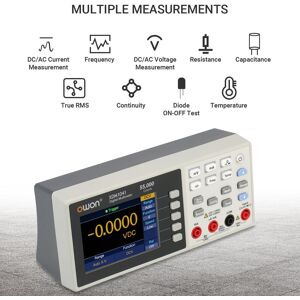 Tomtop Jms Owon 55.000 Counts Digitalmultimeter Hochpräzises Universalmessgerät Mit 3,5-Zoll-Tft-Lcd-Bildschirm