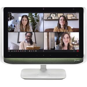 HP Poly Studio P21 Full HD Meeting-Display inkl. Stereolautsprecher, Kamera, Mikrofon und Touchbar FHD-Monitor