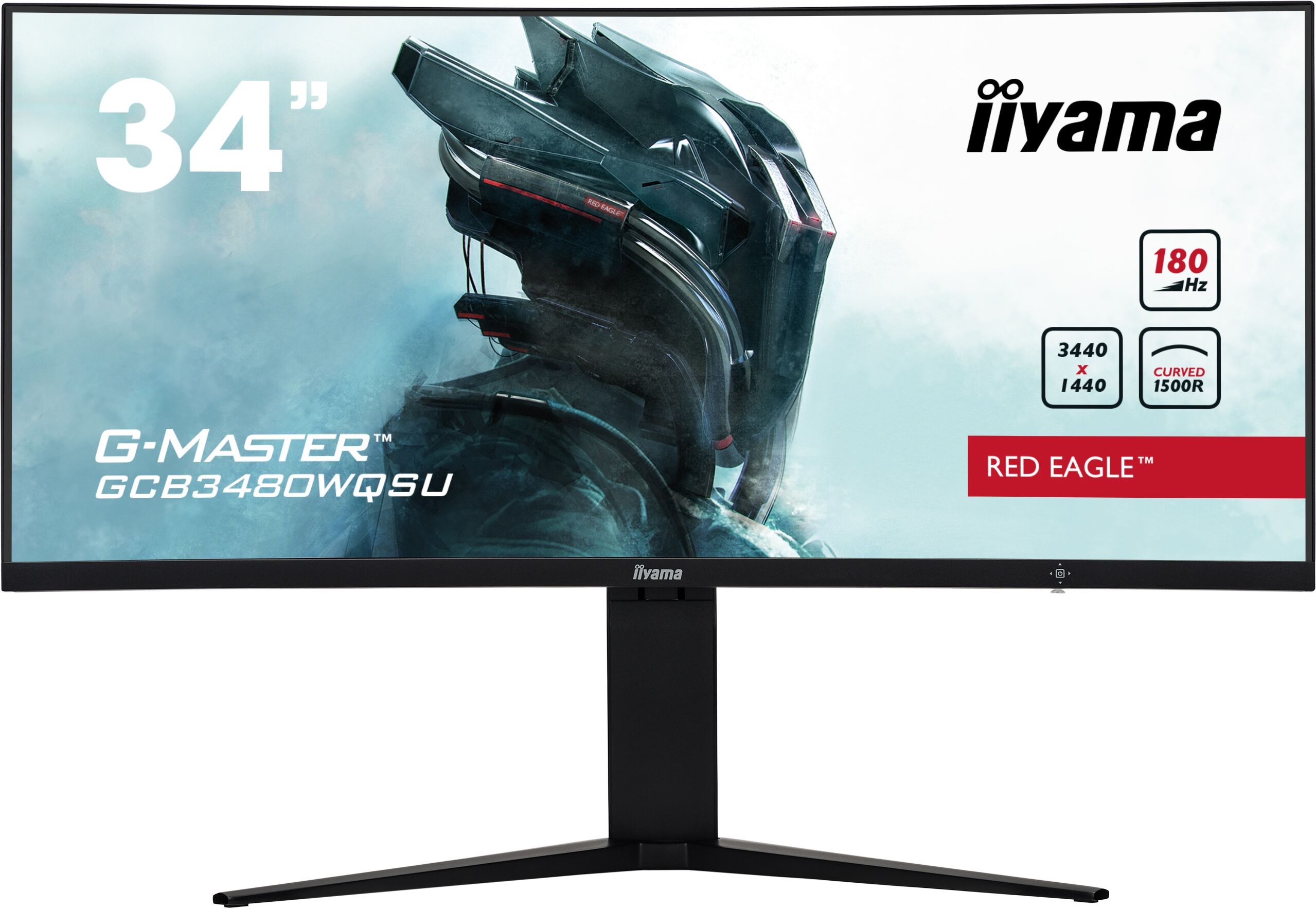 E (A bis G) IIYAMA Gaming-Monitor "GCB3480WQSU-B1" Monitore schwarz Monitore