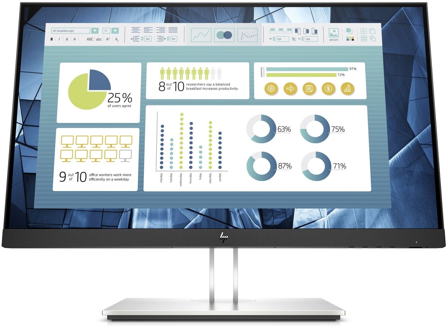 HP E22 G4 54,61 cm (21,5