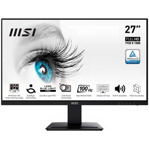 MSI Overvåge Mp273a 27´´ 4k Ips Led 100hz Transparent