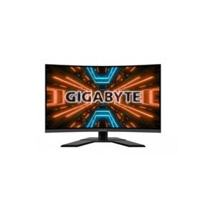 Gigabyte Technology Gigabyte G32QC - LED-skærm - kurvet - 31.5 - 2560 x 1440 QHD @ 165 Hz - VA - 350 cd/m² - 3000:1 - DisplayHDR 400 - 1 ms - 2xHDMI, DisplayPort