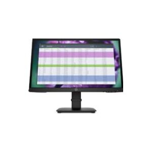 HP P22 G4 - P-Series - LED-skærm - 21.5 - 1920 x 1080 Full HD (1080p) @ 60 Hz - IPS - 250 cd/m² - 1000:1 - 5 ms - HDMI, VGA, DisplayPort - sort