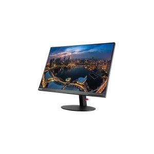 Lenovo ThinkVision T24d-10 - LED-skærm - 24 - 1920 x 1200 WUXGA - IPS - 300 cd/m² - 1000:1 - 4 ms - HDMI, VGA, DisplayPort - sort