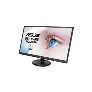 ASUS VA249HE - LED-skærm - 23.8 - 1920 x 1080 Full HD (1080p) - VA - 250 cd/m² - 3000:1 - 5 ms - HDMI, VGA - sort