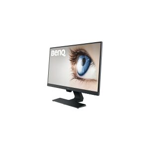 BenQ GW2480 - LED-skærm - 23.8 - 1920 x 1080 Full HD (1080p) @ 60 Hz - IPS - 250 cd/m² - 1000:1 - 5 ms - HDMI, VGA, DisplayPort - højtalere - sort