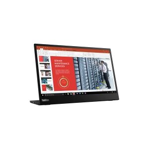 Lenovo ThinkVision M14 - LED-skærm - 14 - bærbar - 1920 x 1080 Full HD (1080p) @ 60 Hz - IPS - 300 cd/m² - 700:1 - 6 ms - 2xUSB-C - ravnsort - Campus