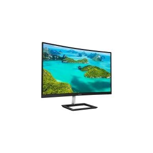 Philips E-line 272E1CA - LED-skærm - kurvet - 27 - 1920 x 1080 Full HD (1080p) @ 75 Hz - VA - 250 cd/m² - 3000:1 - 4 ms - HDMI, VGA, DisplayPort - højtalere - sort med tekstur